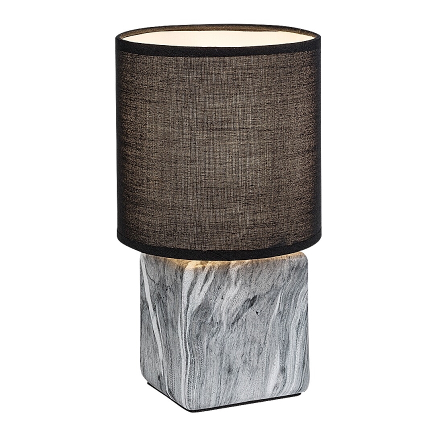 Rabalux - Bordslampa 1xE14/40W/230V svart/marmormönster