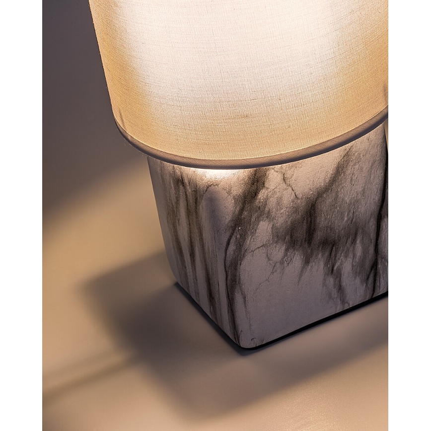 Rabalux - Bordslampa 1xE14/40W/230V vit/marmormönster