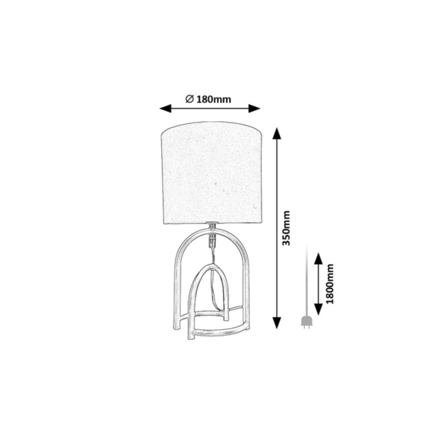 Rabalux - Bordslampa 1xE14/25W/230V