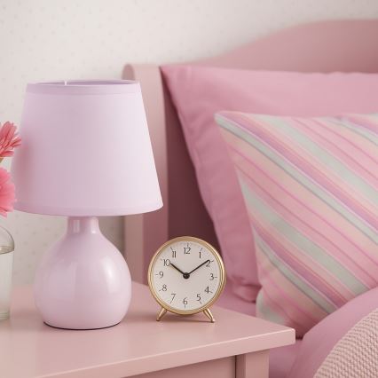 Rabalux - Bordslampa 1xE14/40W/230V rosa
