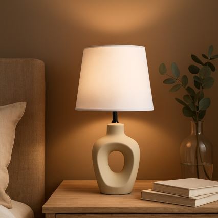 Rabalux - Bordslampa 1xE14/25W/230V beige