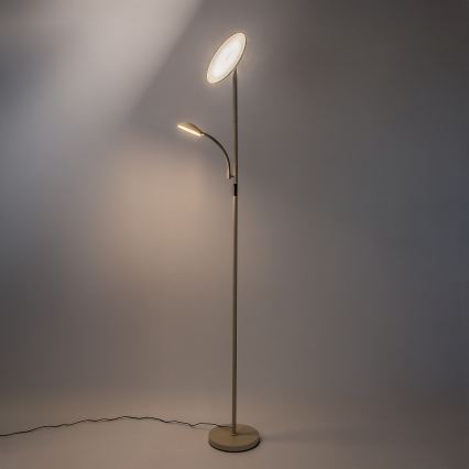 Rabalux - Dimmbar LED-golvlampa LED/23W/230V 3000/4200/6500 beige