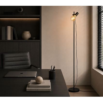 Rabalux - Golvlampa 1xE27/60W/230V svart