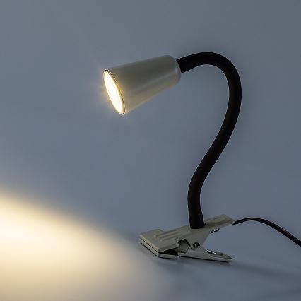 Rabalux - Bordslampa med klämma 1xGU10/7W/230V krämfärgad