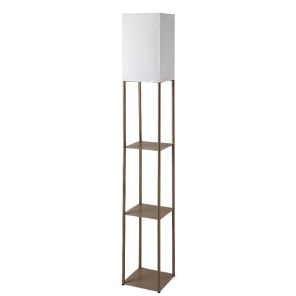 Rabalux - Golvlampa med hyllor 1xE27/40W/230V beige