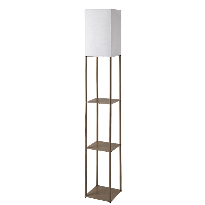Rabalux - Golvlampa med hyllor 1xE27/40W/230V beige