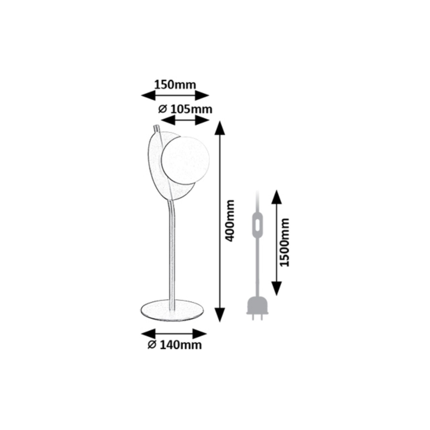 Rabalux - Bordslampa 1xG9/5W/230V