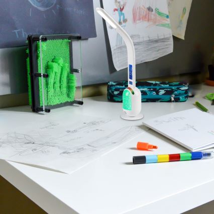 Rabalux - LED RGB Ljusreglerad bordslampa LED/5W/230V vit