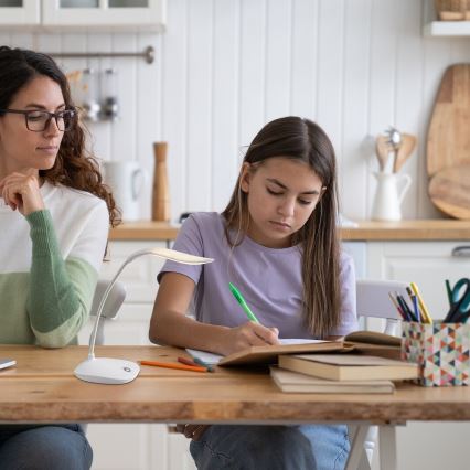 Rabalux - dimbar flexibel LED-skrivbordslampa LED/2W/5V vit