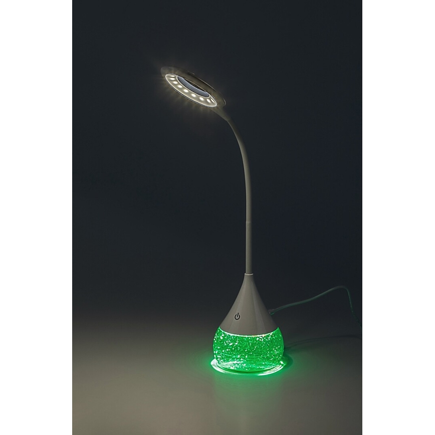 Rabalux - LED RGB Ljusreglerad bordslampa LED/4W/230V vit