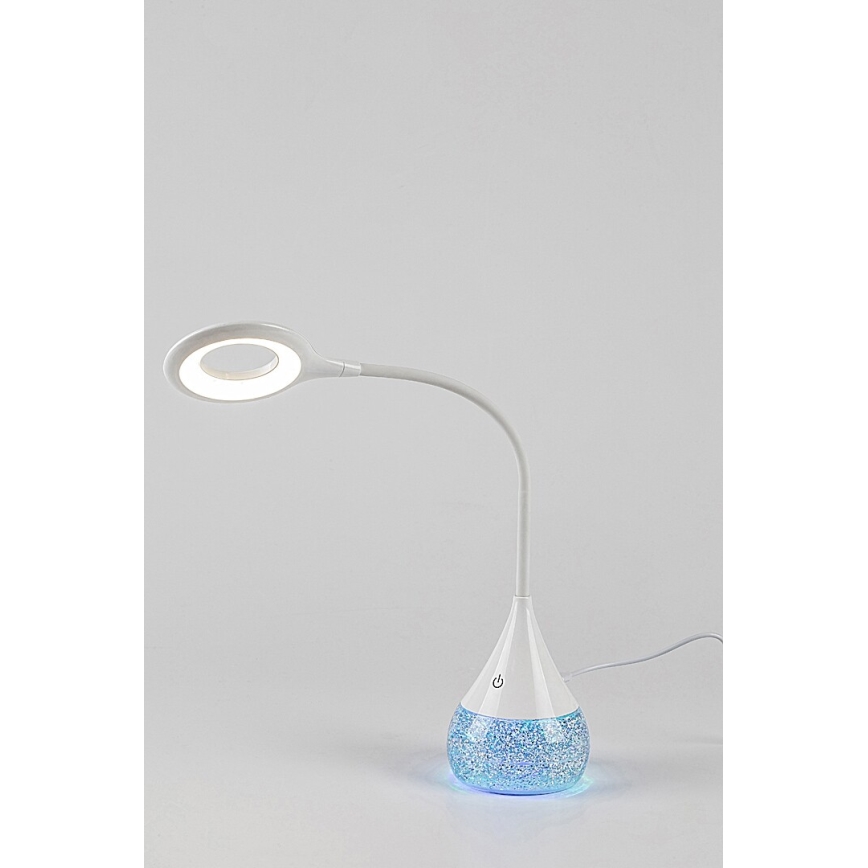 Rabalux - LED RGB Ljusreglerad bordslampa LED/4W/230V vit