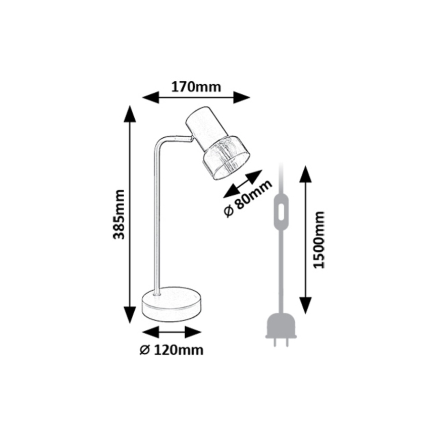 Rabalux - Bordslampa 1xE14/15W/230V