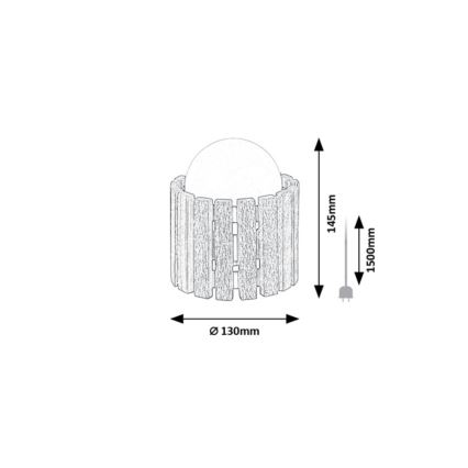 Rabalux - Bordslampa 1xG9/5W/230V