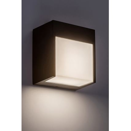 Rabalux - LED Utomhus vägglampa  LED/12W/230V svart  IP54