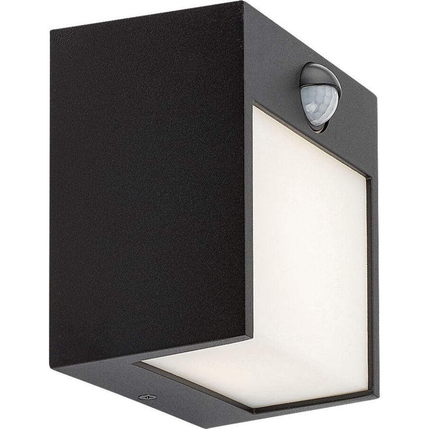 Rabalux - LED Utomhus Vägglampa med Sensor LED/12W/230V svart IP44