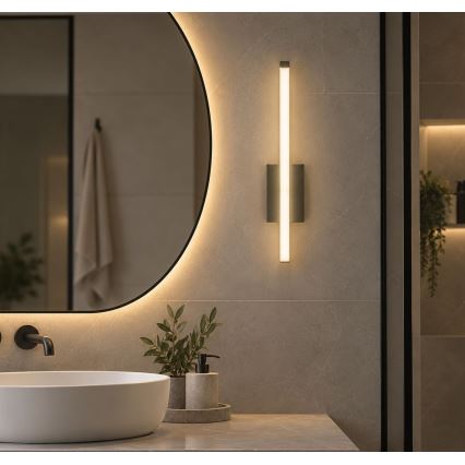 Rabalux - LED badrumsvägglampa LED/10W/230V 4000K IP44 antracit