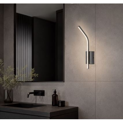Rabalux - LED badrumsvägglampa LED/10W/230V 4000K IP44 antracit