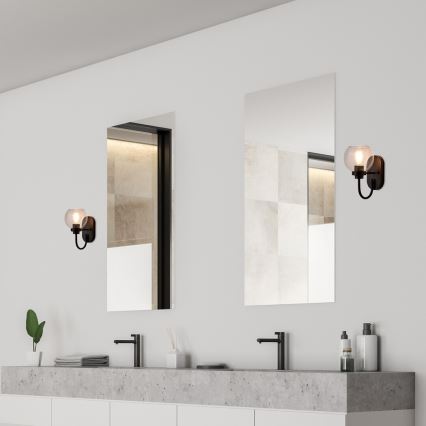 Rabalux - Vägglampa för badrum 1xE27/15W/230V IP44