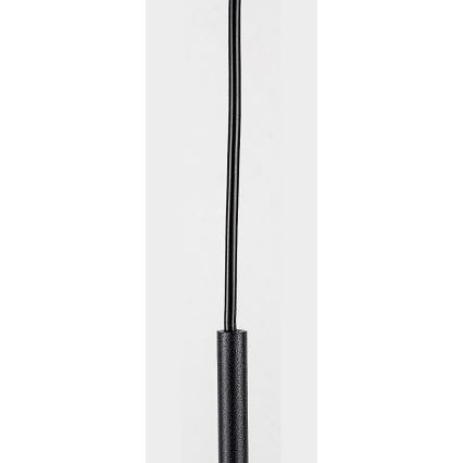 Rabalux - Badrumslampa med kabel 1xE27/15W/230V svart IP44
