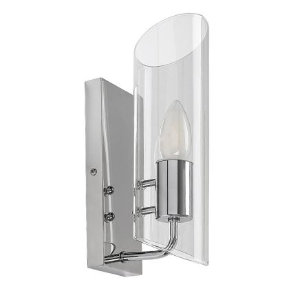 Rabalux - Vägglampa för badrum 1xE14/12W/230V IP44 skinande krom