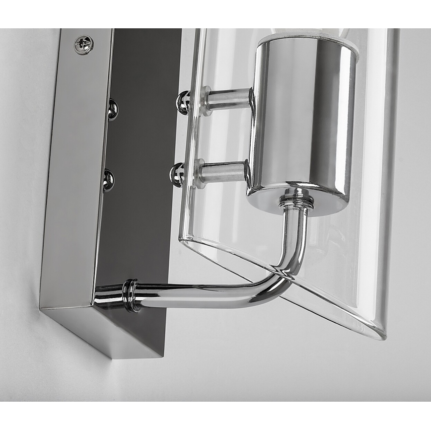 Rabalux - Vägglampa för badrum 1xE14/12W/230V IP44 skinande krom