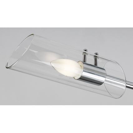 Rabalux - Badrum hängande ljuskrona 2xE14/12W/230V IP44 skinande krom