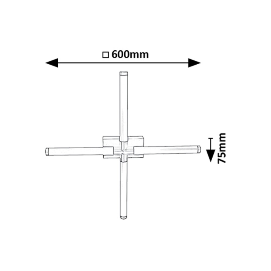 Rabalux - LED Vägglampa för badrum LED/16W/230V 4000K IP44