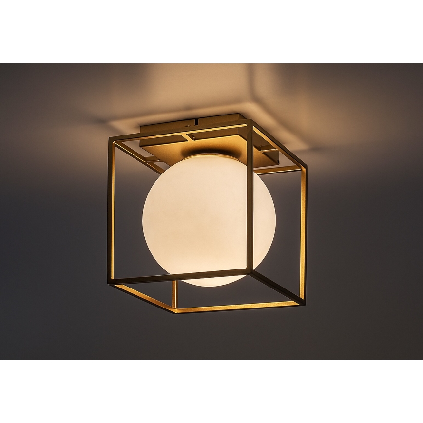 Rabalux - Utomhusvägglampa 1xE14/15W/230V IP44 guldfärgad