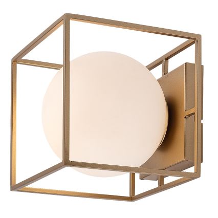 Rabalux - Utomhusvägglampa 1xE14/15W/230V IP44 guldfärgad