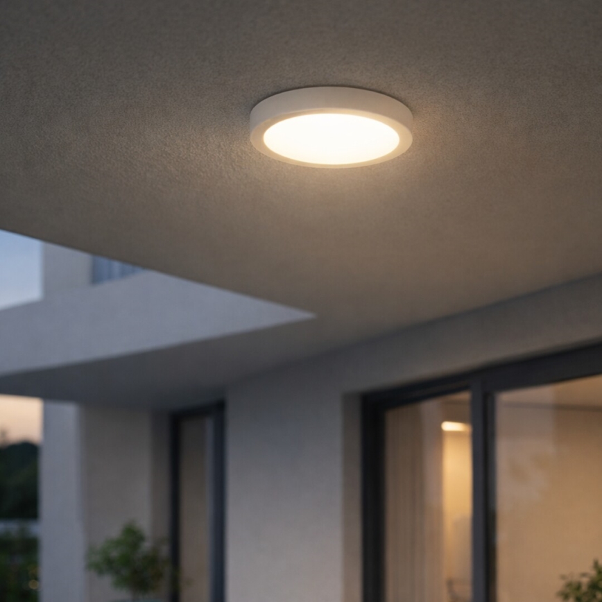 Rabalux - LED badrumstaklampa LED/30W/230V Ø 30 cm IP44 vit