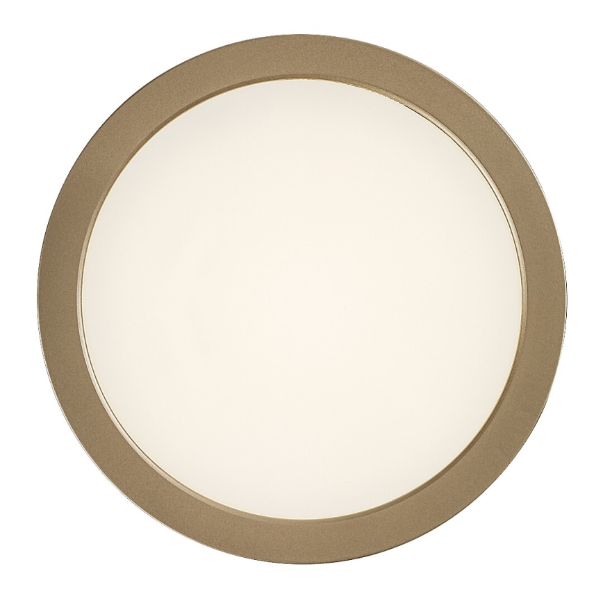 Rabalux - LED taklampa för badrum LED/24W/230V Ø 22 cm IP44 guld