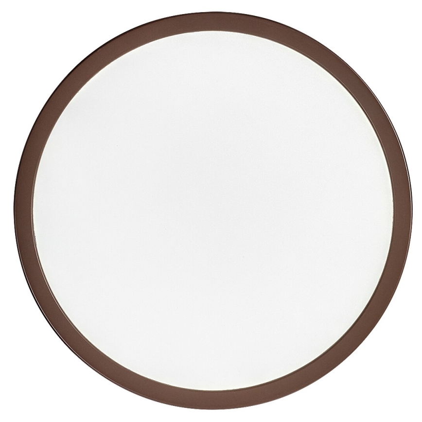 Rabalux - LED takarmatur för badrum LED/18W/230V 3000/4000/6000K Ø 29 cm IP44 brun