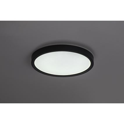 Rabalux - LED badrumstaklampa LED/18W/230V 3000/4000/6000K Ø 29 cm IP44 svart