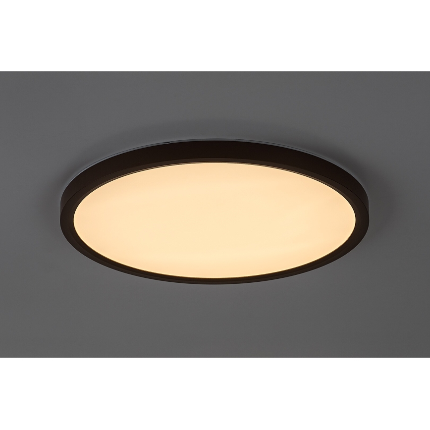 Rabalux - LED-taklampa för badrum LED/24W/230V 3000/4000/6000K Ø 40 cm IP44 brun