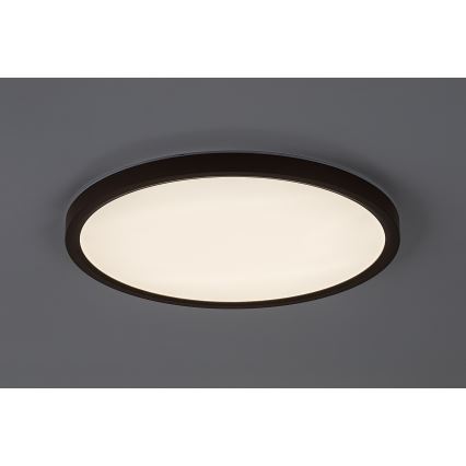Rabalux - LED-taklampa för badrum LED/24W/230V 3000/4000/6000K Ø 40 cm IP44 brun