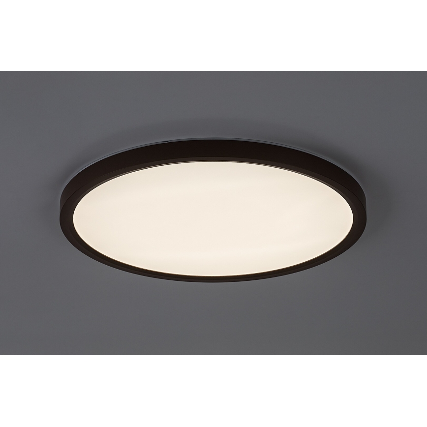 Rabalux - LED-taklampa för badrum LED/24W/230V 3000/4000/6000K Ø 40 cm IP44 brun