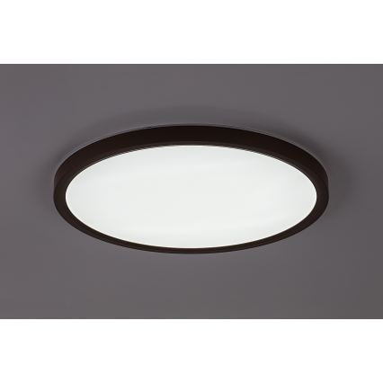 Rabalux - LED-taklampa för badrum LED/24W/230V 3000/4000/6000K Ø 40 cm IP44 brun