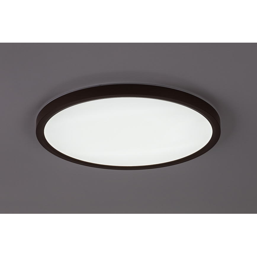 Rabalux - LED-taklampa för badrum LED/24W/230V 3000/4000/6000K Ø 40 cm IP44 brun