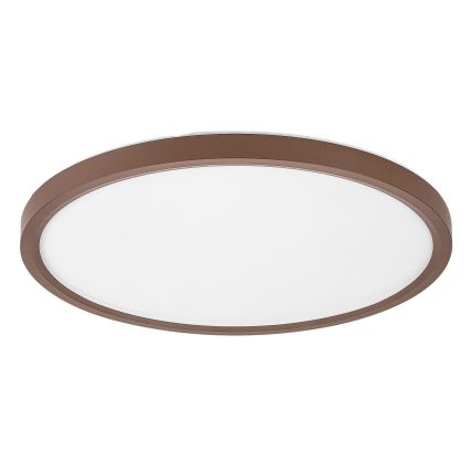 Rabalux - LED-taklampa för badrum LED/24W/230V 3000/4000/6000K Ø 40 cm IP44 brun