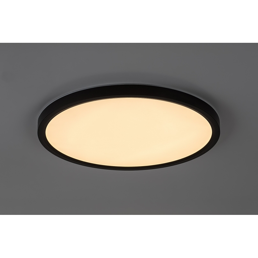Rabalux - LED taklampa för badrum LED/24W/230V 3000/4000/6000K Ø 40 cm IP44 svart
