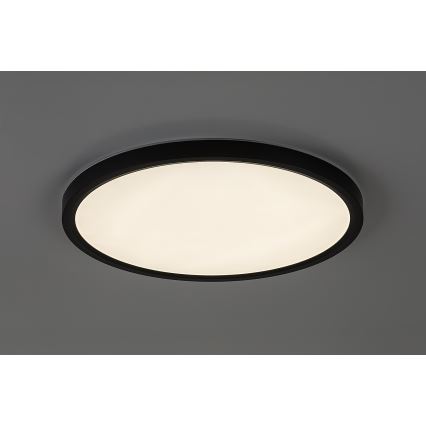Rabalux - LED taklampa för badrum LED/24W/230V 3000/4000/6000K Ø 40 cm IP44 svart