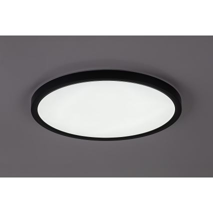 Rabalux - LED taklampa för badrum LED/24W/230V 3000/4000/6000K Ø 40 cm IP44 svart