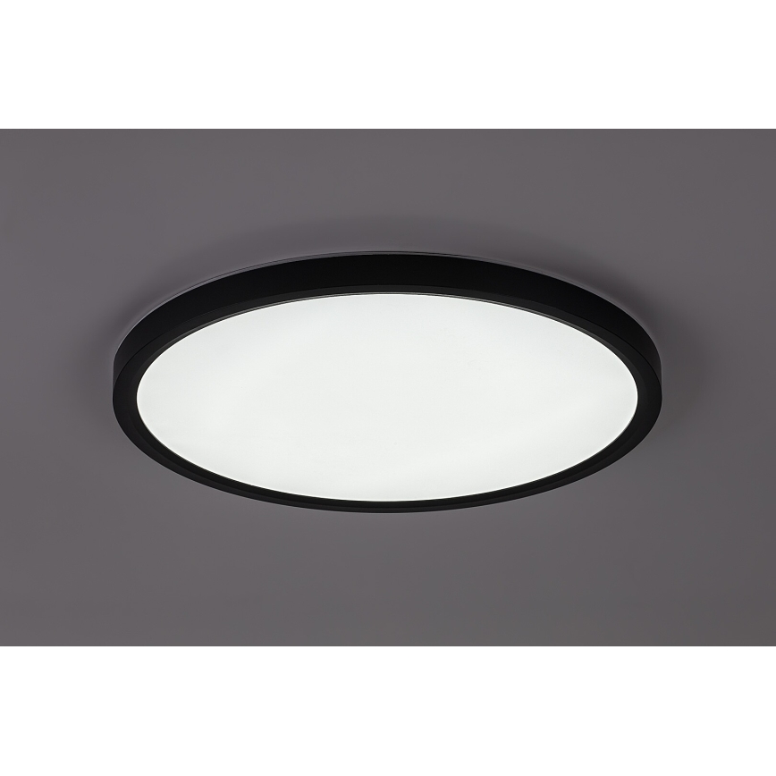 Rabalux - LED taklampa för badrum LED/24W/230V 3000/4000/6000K Ø 40 cm IP44 svart