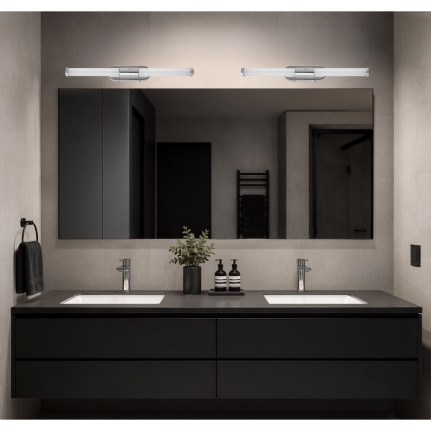 Rabalux - LED-belysning för badrumsspegel LED/6W/230V IP44 40 cm blank krom