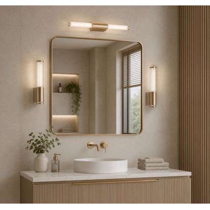 Rabalux - LED badrumsspegelbelysning LED/8W/230V IP44 40 cm guldfärgad
