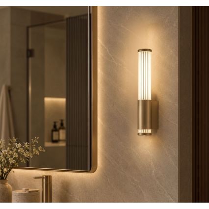 Rabalux - LED vägglampa för badrum LED/6W/230V IP44 guld
