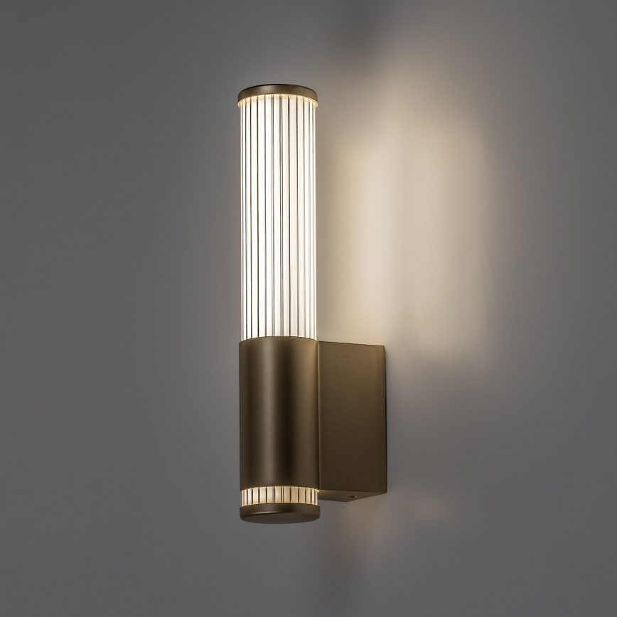 Rabalux - LED vägglampa för badrum LED/6W/230V IP44 guld