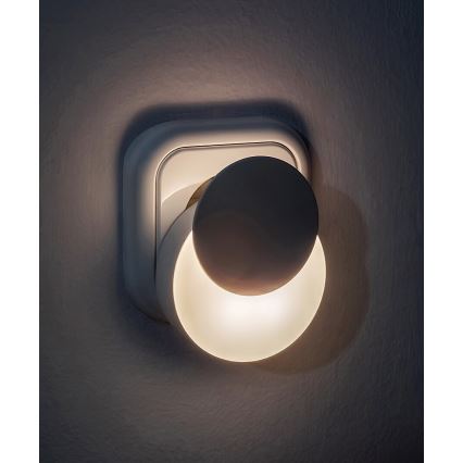 Rabalux - LED Nattlampa för uttag med skymningssensor LED/0,3W/230V 3000K