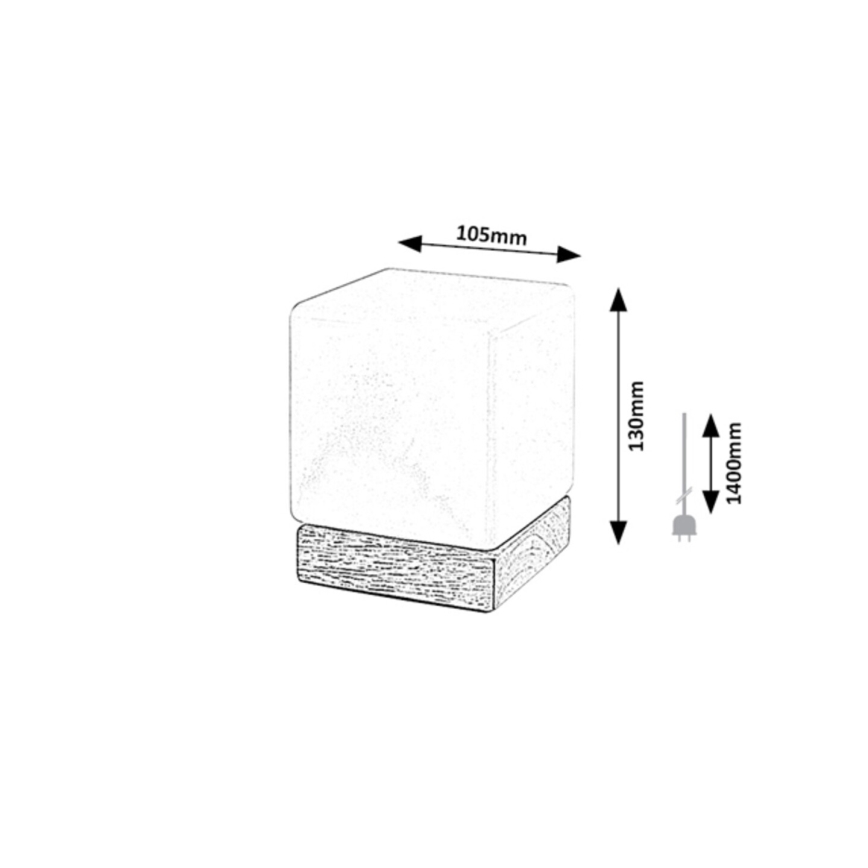 Rabalux - LED Dimbart skrivbordslampa LED/1,2W/5V 3000K bok