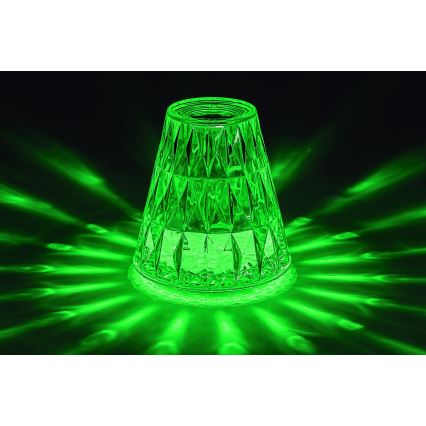 Rabalux - LED RGB Dimbart uppladdningsbart skrivbordslampa LED/2W/5V/3xAAA 3000K